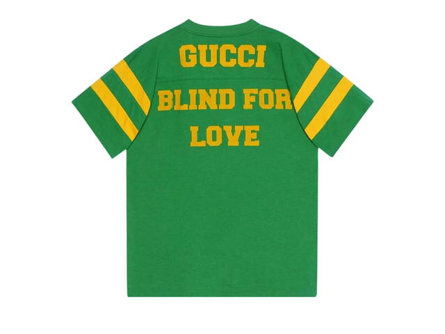 Gucci Gucci 25 Gucci Eschatology Blind For Love 1921 T-Shirt Green - view 2