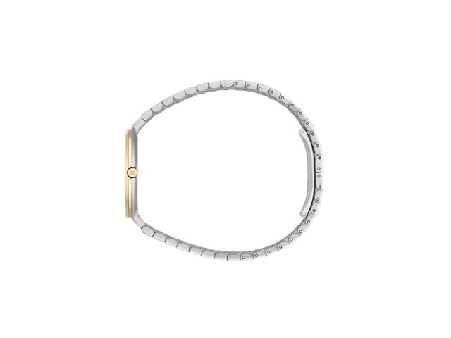 Gucci Gucci 25H Watch In Stainless Steel And 18K Yellow Gold Plated Multi Layered Case Golden Brass Dial With Interlocking G Motif (YA163502)(30MM) - view 3