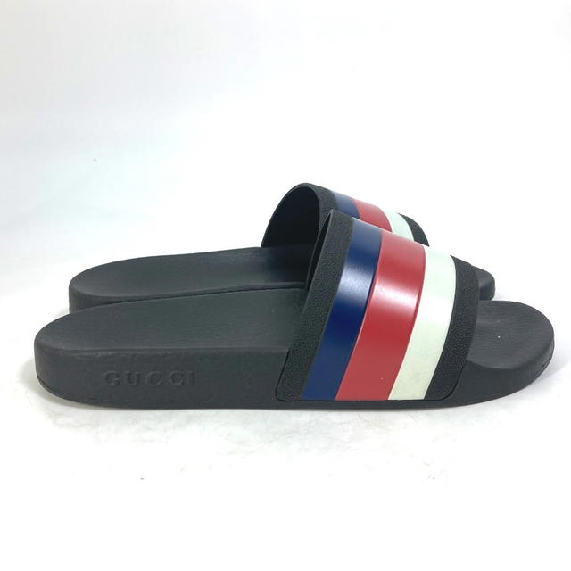 Gucci GUCCI 308234 Benassi Tricolor color Shoes Shower Sandals Pool rubber White - view 4