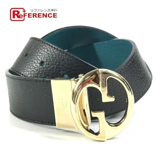 Buy GUCCI 450000 Double G GG logo Belt buckle for bottoms belt Leather Black/blue at Sasom – Authentic and Ready to Ship