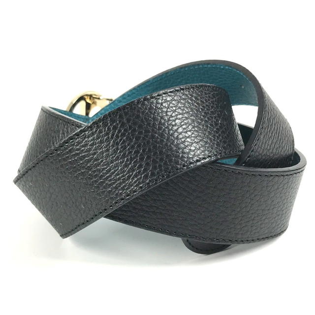Gucci GUCCI 450000 Double G GG logo Belt buckle for bottoms belt Leather Black/blue - view 3