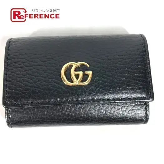 Buy GUCCI 456118 key GG Marmont 6-Ring Key Case Leather Black at Sasom – Authentic and Ready to Ship
