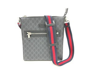 Buy GUCCI 474137 GG Messenger Bag Shoulder Bag GG Supreme Canvas Black at Sasom – Authentic and Ready to Ship