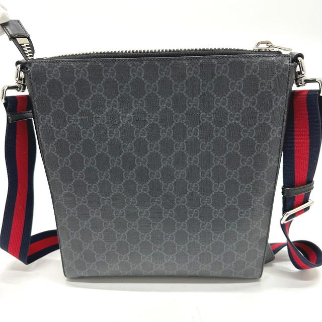 Gucci GUCCI 474137 GG Messenger Bag Shoulder Bag GG Supreme Canvas Black - view 2
