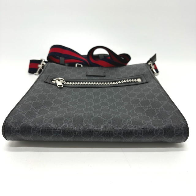 Gucci GUCCI 474137 GG Messenger Bag Shoulder Bag GG Supreme Canvas Black - view 3