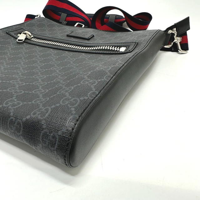 Gucci GUCCI 474137 GG Messenger Bag Shoulder Bag GG Supreme Canvas Black - view 4