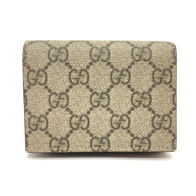 Gucci GUCCI 506277 GG Supreme BOSCO Wallet CompactWallet Folded wallet Beige/Red - view 3