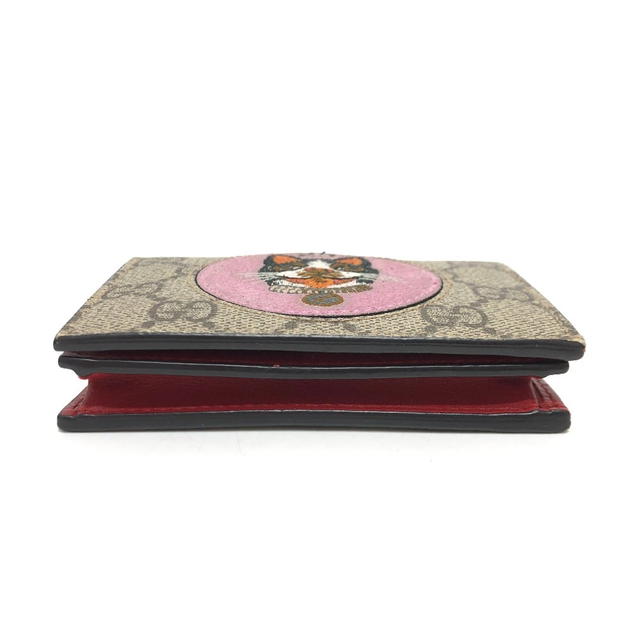 Gucci GUCCI 506277 GG Supreme BOSCO Wallet CompactWallet Folded wallet Beige/Red - view 4