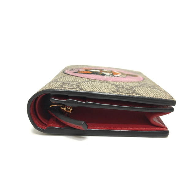 Gucci GUCCI 506277 GG Supreme BOSCO Wallet CompactWallet Folded wallet Beige/Red - view 5