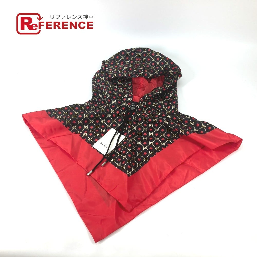 Gucci GUCCI 581635 GG star raincoat hood Tops Apparel with Pouch poncho Unused