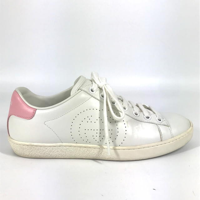 Gucci GUCCI 598527 Ace Logo Bicolor Shoes Low-cut Interlocking G sneakers - view 5