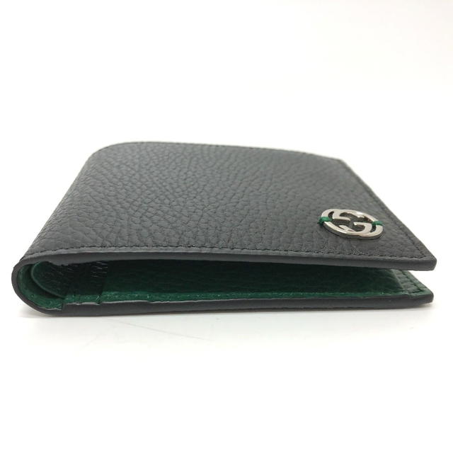 Gucci GUCCI 610466 Interlocking G  Folded wallet Leather Black/SilverHardware - view 5