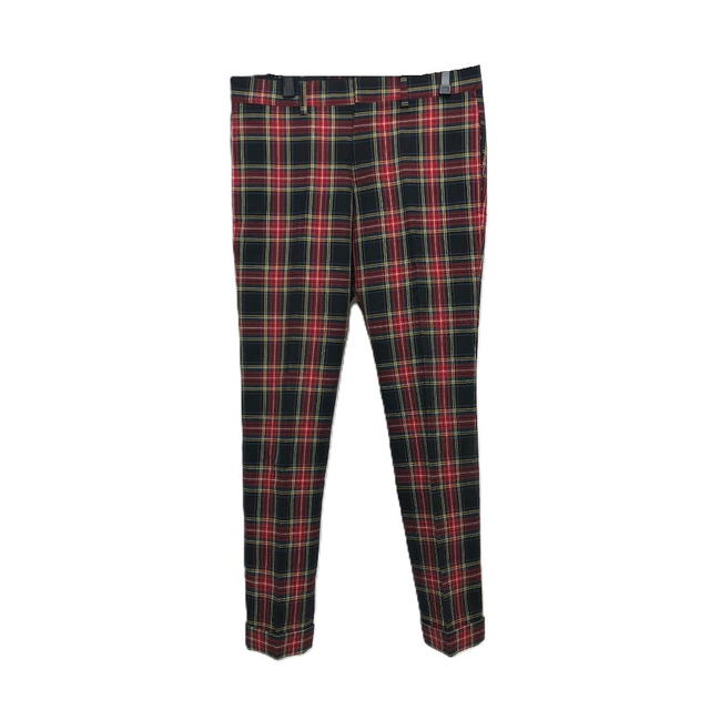 Gucci GUCCI 864U01 Check pattern Sweatpants Pants Check Pattern Pants Pants wool Red - view 2