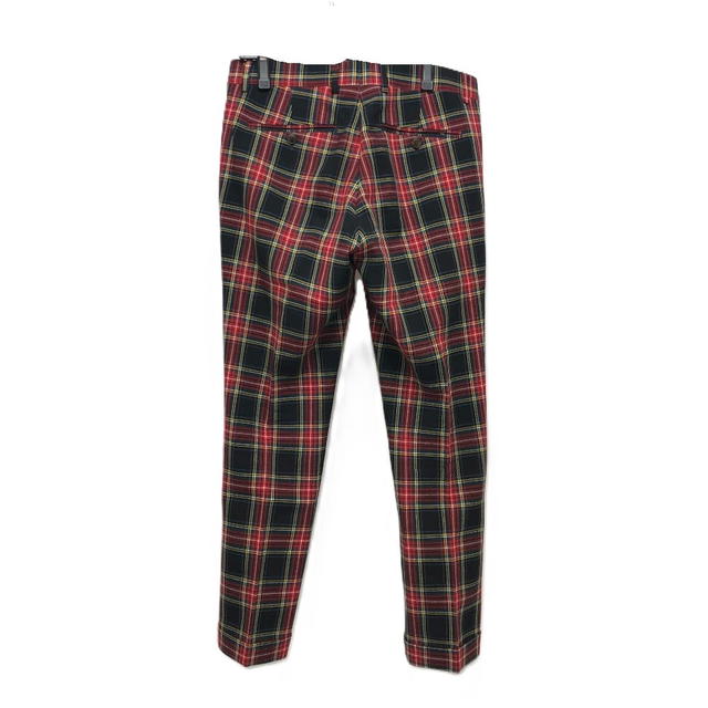 Gucci GUCCI 864U01 Check pattern Sweatpants Pants Check Pattern Pants Pants wool Red - view 3