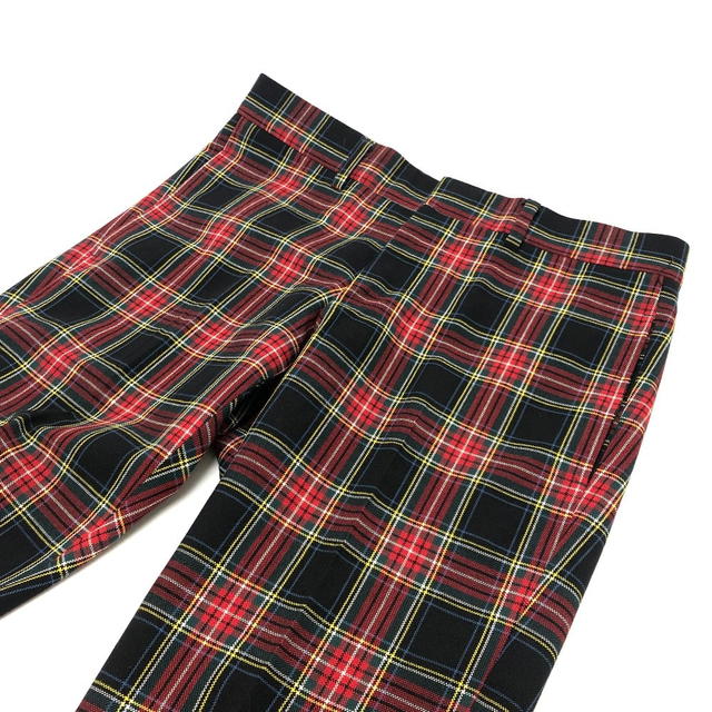 Gucci GUCCI 864U01 Check pattern Sweatpants Pants Check Pattern Pants Pants wool Red - view 4