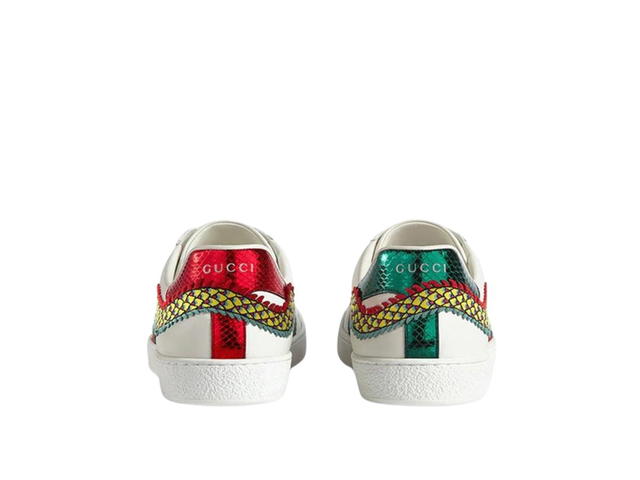 Gucci Gucci Ace Embroidered Dragon White - view 3