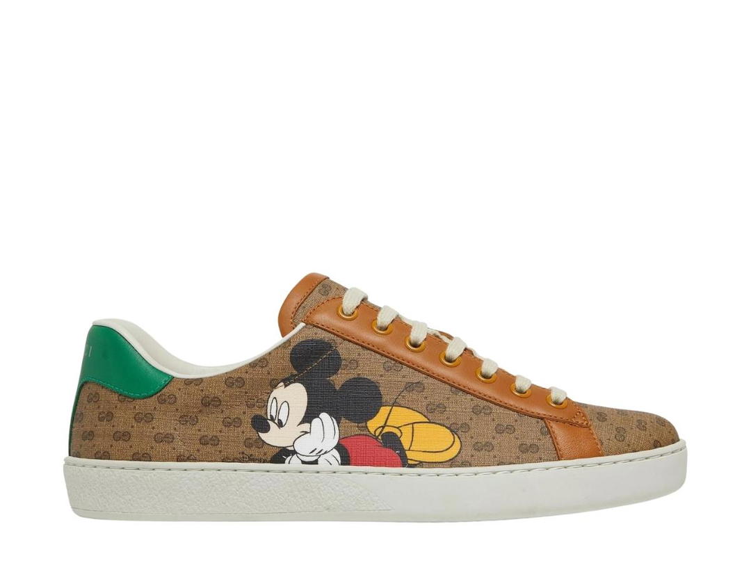 Gucci Gucci Ace Low Disney Mickey Mouse Beige