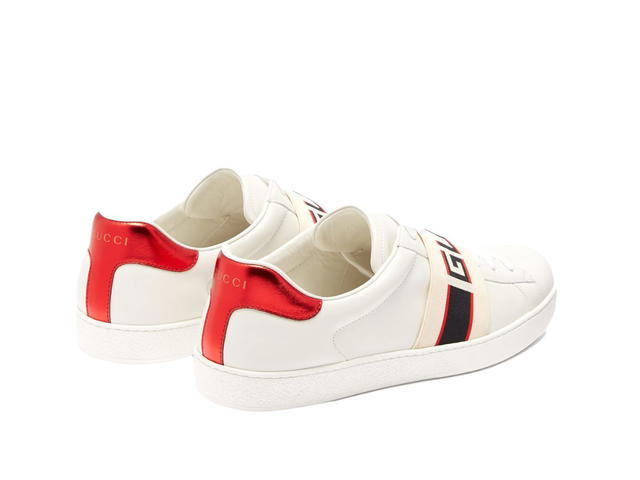 Gucci Gucci Ace Sneaker With Gucci Stripe White - view 2