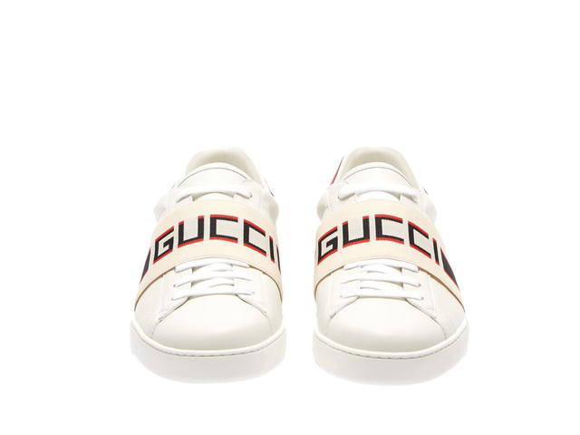 Gucci Gucci Ace Sneaker With Gucci Stripe White - view 3