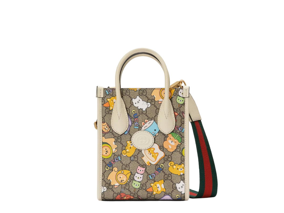 Gucci Gucci Mini Tote Bag Animal Print