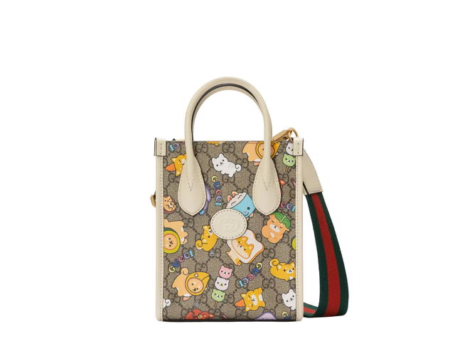 Gucci Gucci Mini Tote Bag Animal Print - view 1