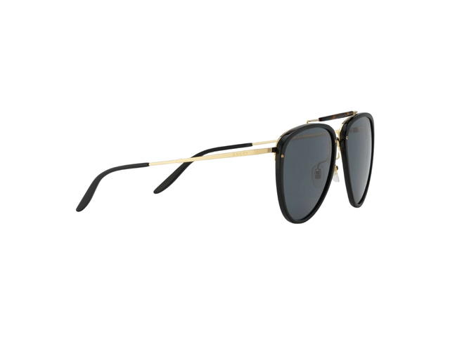 Gucci Gucci Aviator Sunglasses In Gold-Metal Frame With Shiny Black lens - view 2