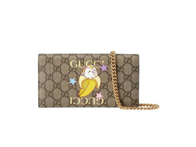 Gucci Gucci x Crunchyroll Chain Wallet Bananya Print - view 1