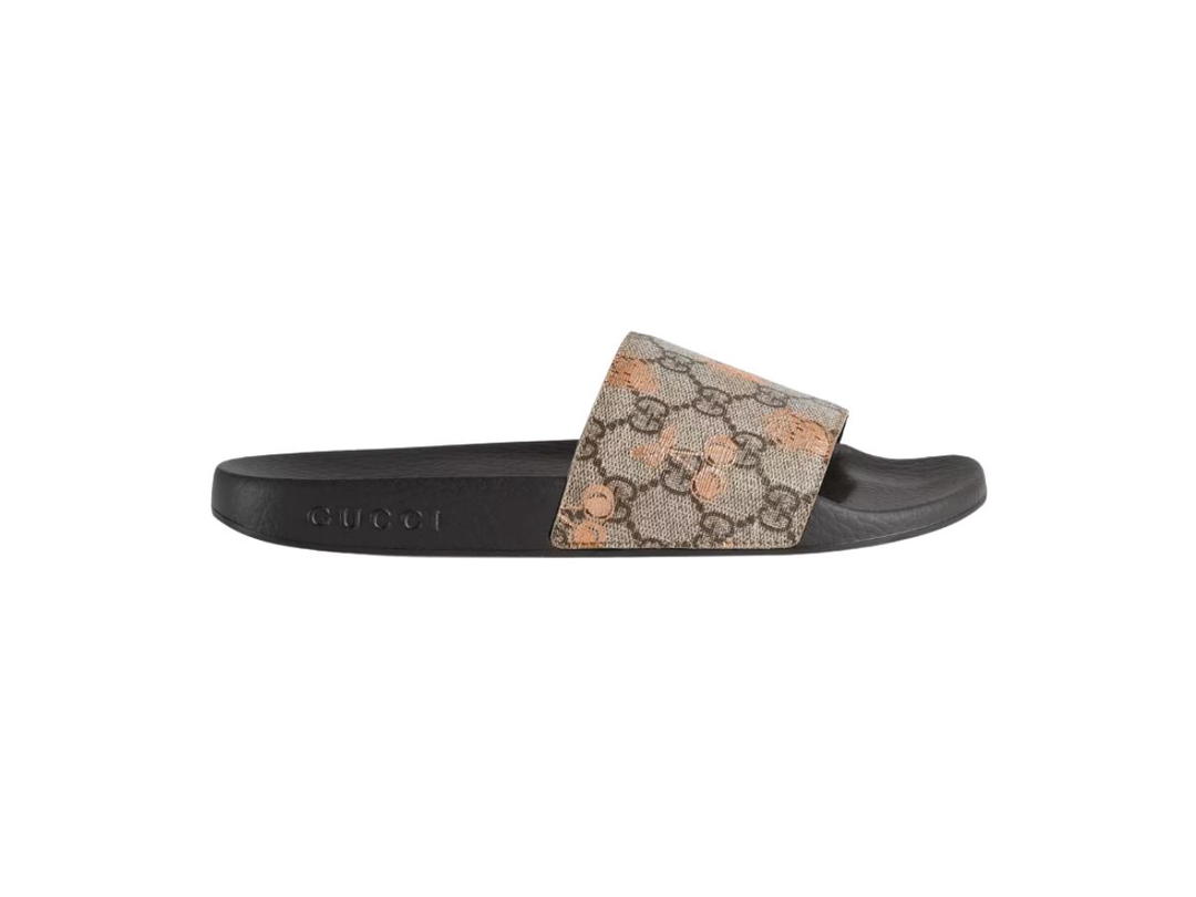 Gucci Gucci Berry Print Slide Beige Ebony