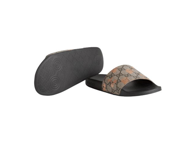 Gucci Gucci Berry Print Slide Beige Ebony - view 3