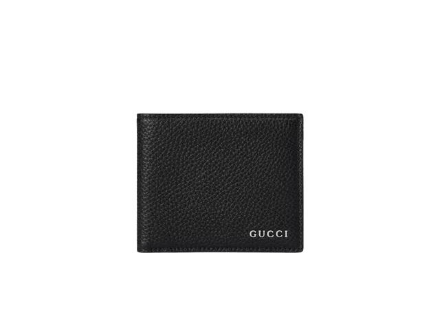 Gucci Gucci Bi-fold Wallet In Leather With Gucci Logo Black - view 1