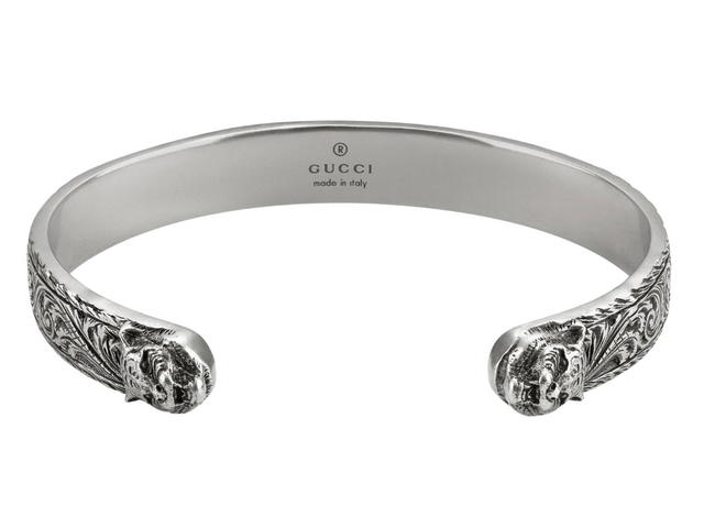 Gucci Gucci Bracelet in silver with feline head - view 3