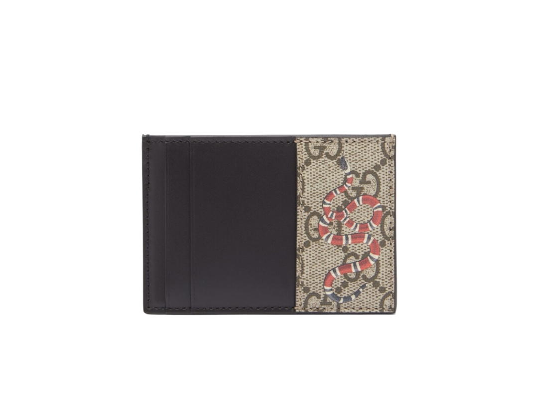 Gucci Gucci Card Holder Kingsnake Print