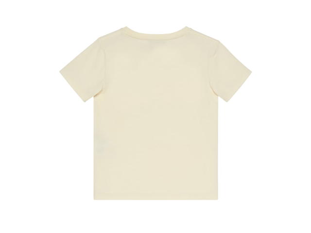 Gucci Gucci Children's Cotton Apple Print T-shirt In Off White Jersey - view 2