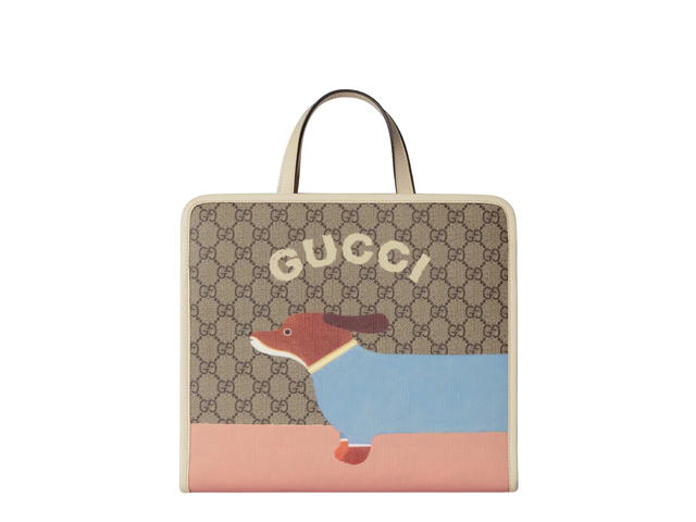 Gucci Gucci Tote Bag Dog Print - view 1