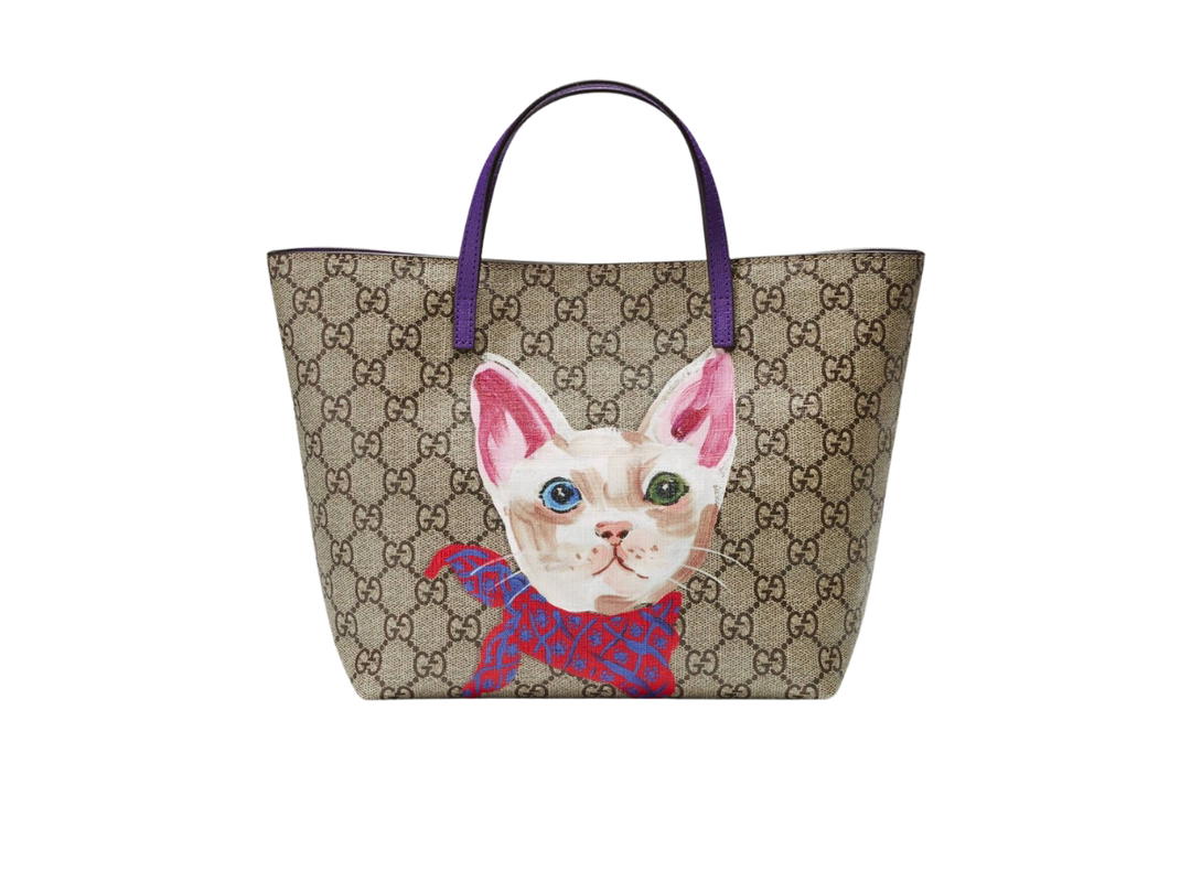 Gucci Gucci Tote Cat Print