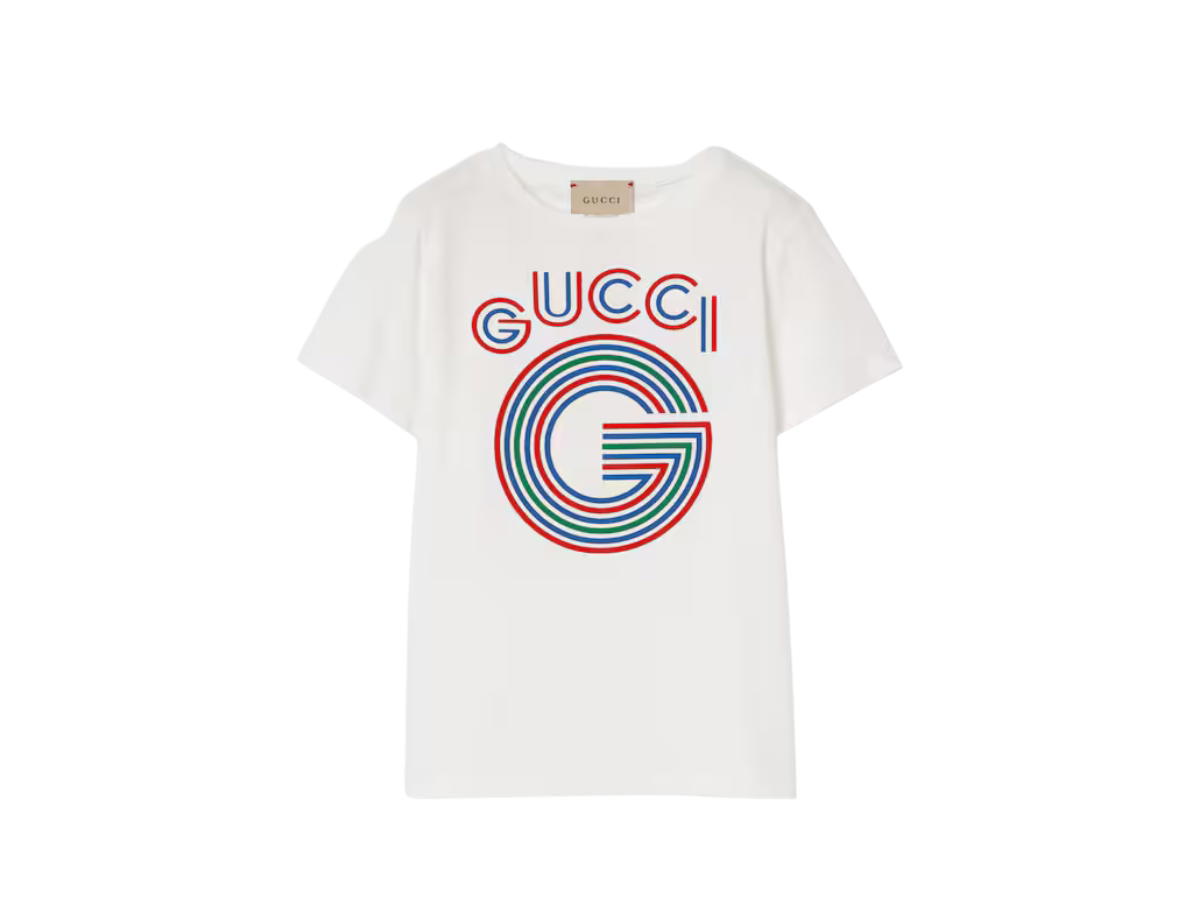 Gucci Gucci Children's printed cotton T-shirt White