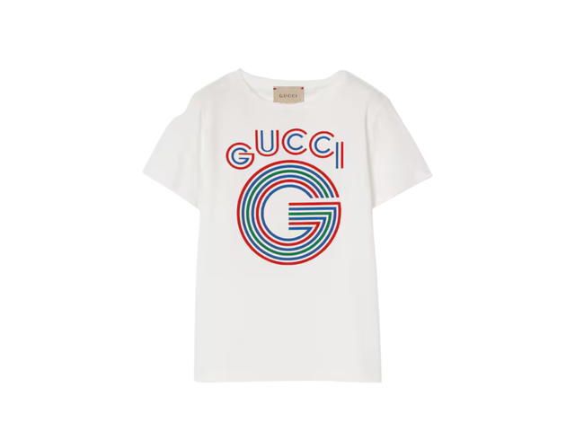 Gucci Gucci Children's printed cotton T-shirt White - view 1