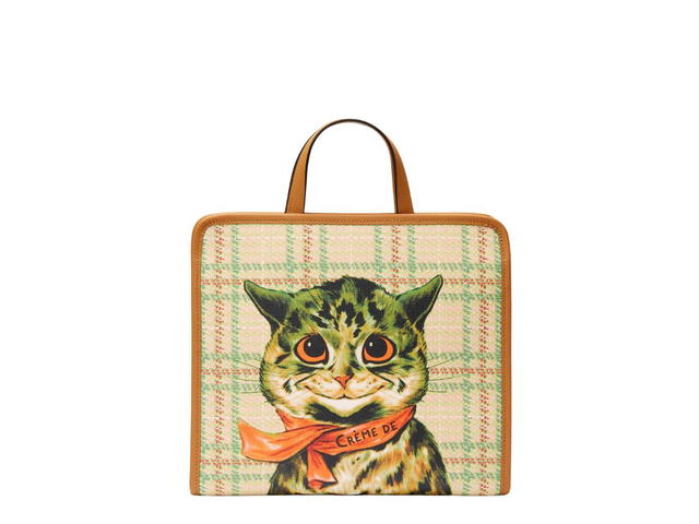 Gucci Gucci Top Handle Bag Cat Print - view 1