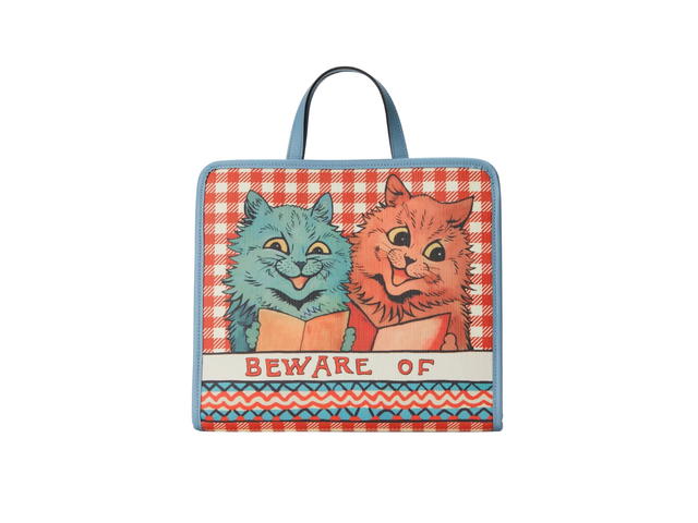Gucci Gucci Top Handle Bag Cat Print - view 1