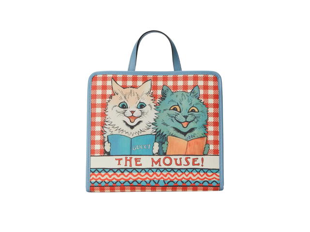 Gucci Gucci Top Handle Bag Cat Print - view 2