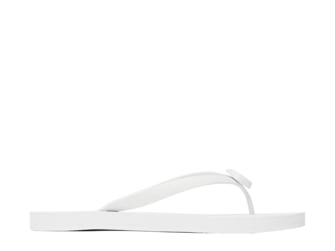 Gucci Gucci Double G Flip Flops In Chevron White (W)