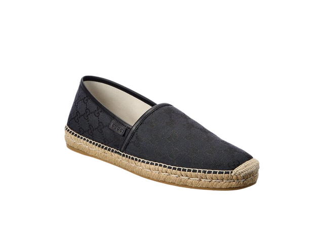 Gucci Gucci Espadrille In Black GG Supreme Canvas - view 2