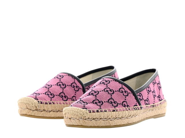 Gucci Gucci Espadrilles In GG Monogram Pink - view 2