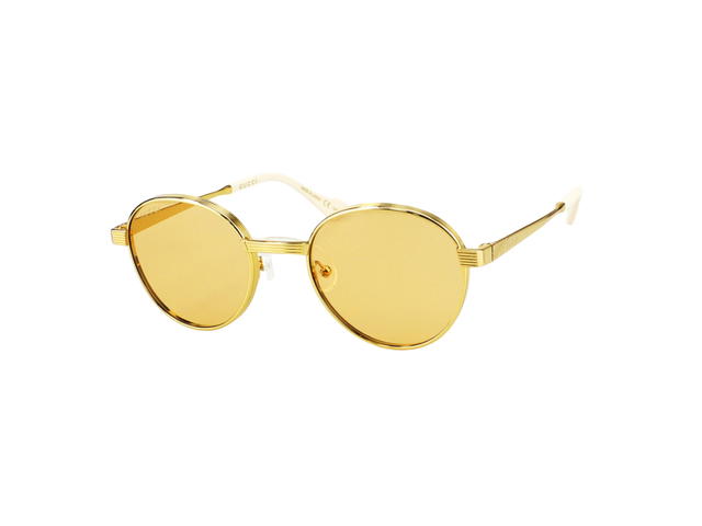 Gucci Gucci Eyewear Sunglasses In Gold Metal With Demo Lens - view 1