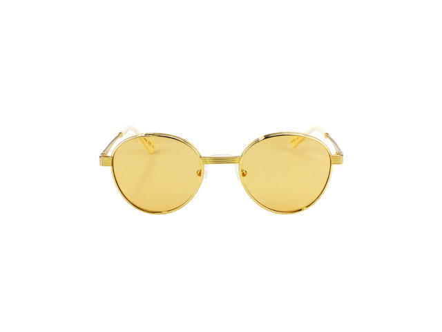 Gucci Gucci Eyewear Sunglasses In Gold Metal With Demo Lens - view 2