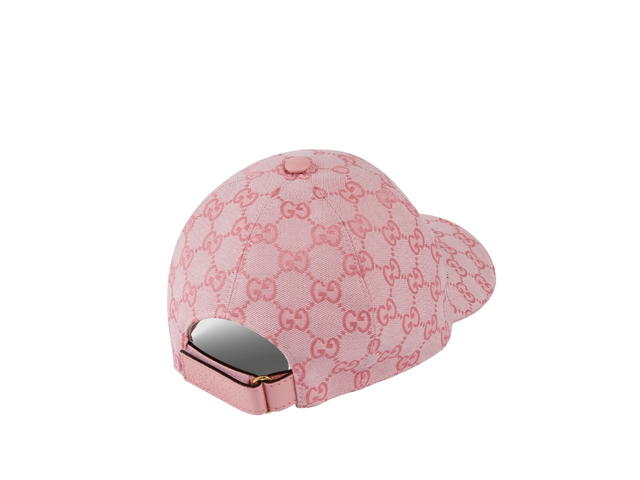 Gucci Gucci GG Canvas Baseball Hat Pink - view 3