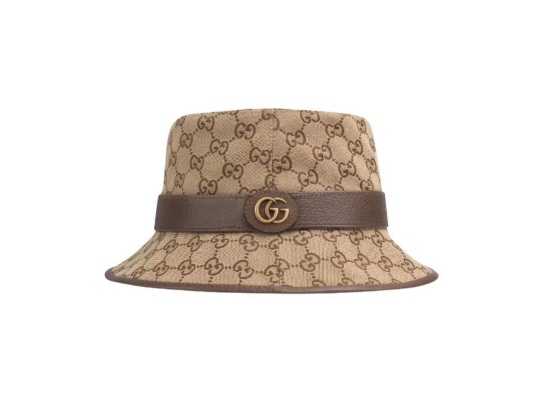 Gucci Gucci GG Canvas Bucket Hat Beige Brown