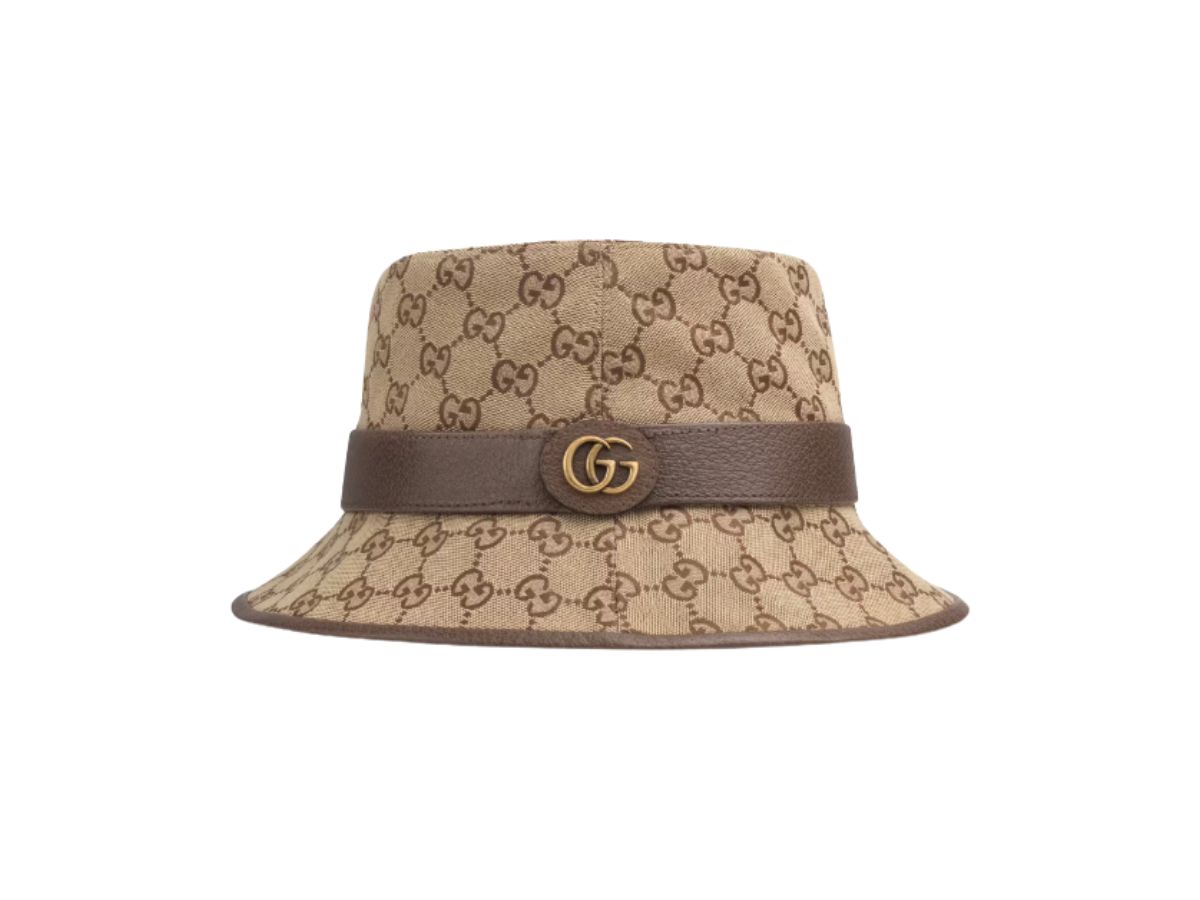 Gucci Gucci GG Canvas Bucket Hat Beige Brown