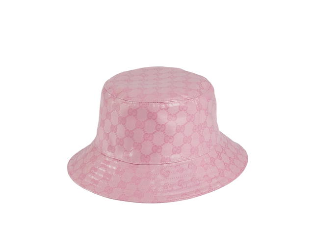 Gucci Gucci GG Crystal Bucket Hat Pink Canvas - view 1
