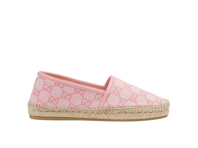 Gucci Gucci GG Espadrille In Pink GG Canvas - view 1